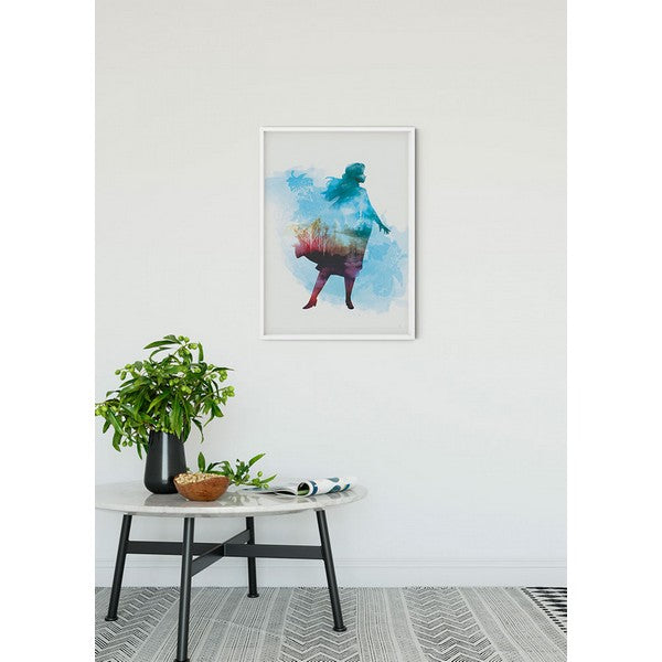 Plakat Frozen Anna akvarel - 40x50 cm