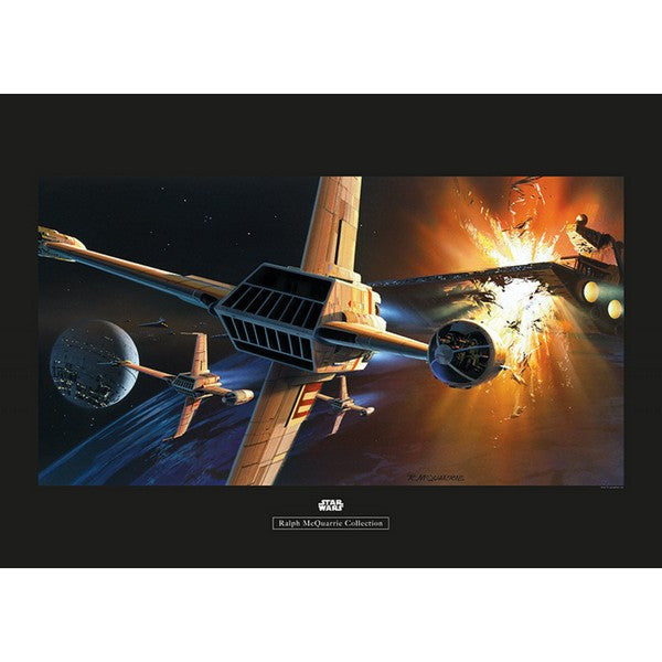 Plakat Star Wars Classic RMQ Endor Orbit War - 50x70 cm