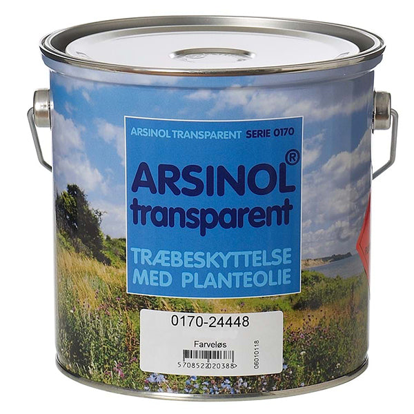 Arsinol Træbeskyttelse Transparent Teak 2,5 liter