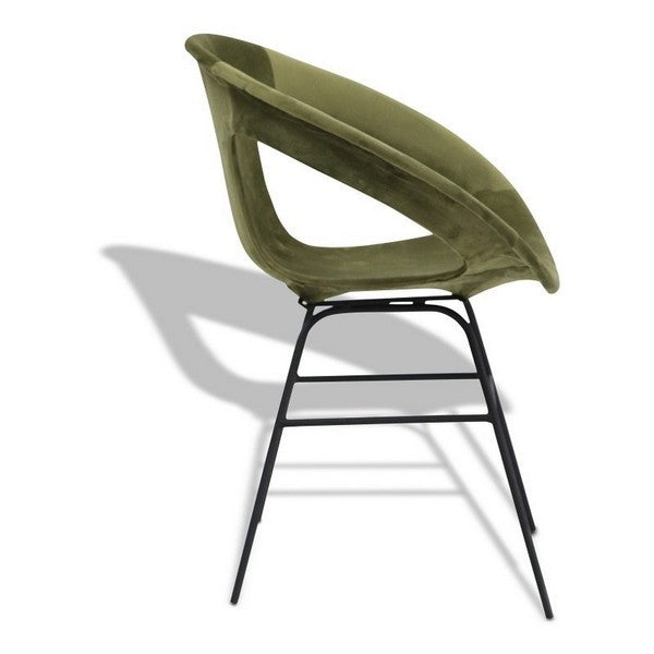 Ecco spisebordsstol grøn - C2 model 78x46x47 cm