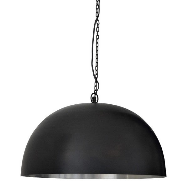 Loftlampe Factoria Black & Silver Ø50 cm