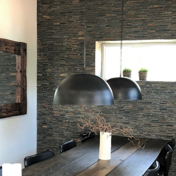Loftlampe Factoria Gunmetal Gold Ø35 cm