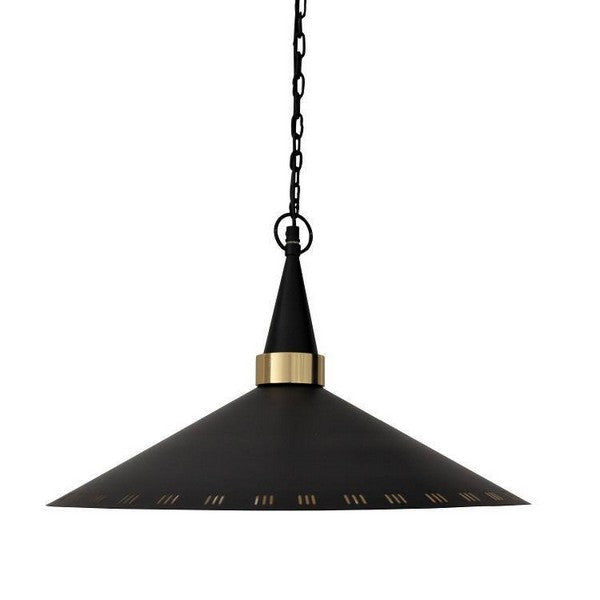 Loftlampe Pendel Hexx Black & Gold Ø45 cm