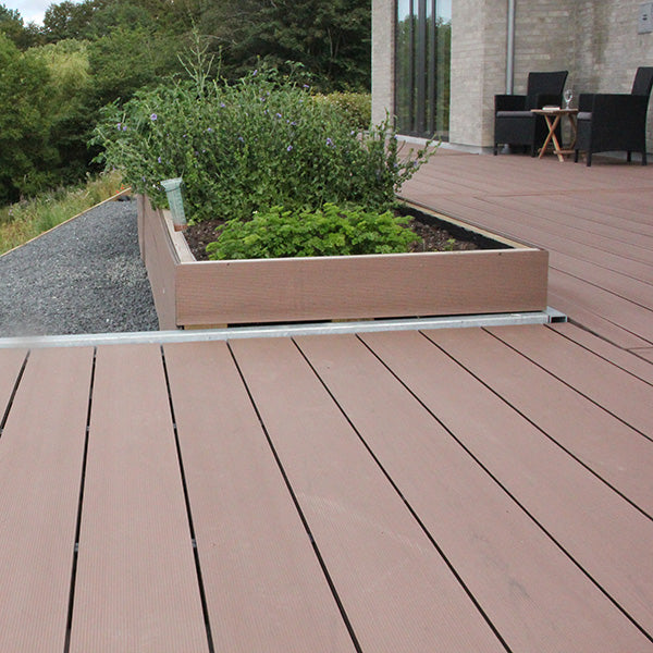 Kirkedal komposit terrasse HEIMDAL Oak/Hardwood 22x130x4000 mm