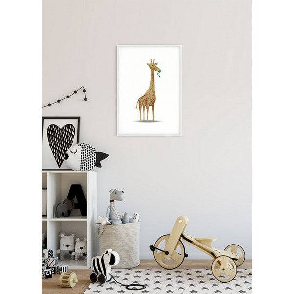 Plakat dyr giraf - 40x50 cm