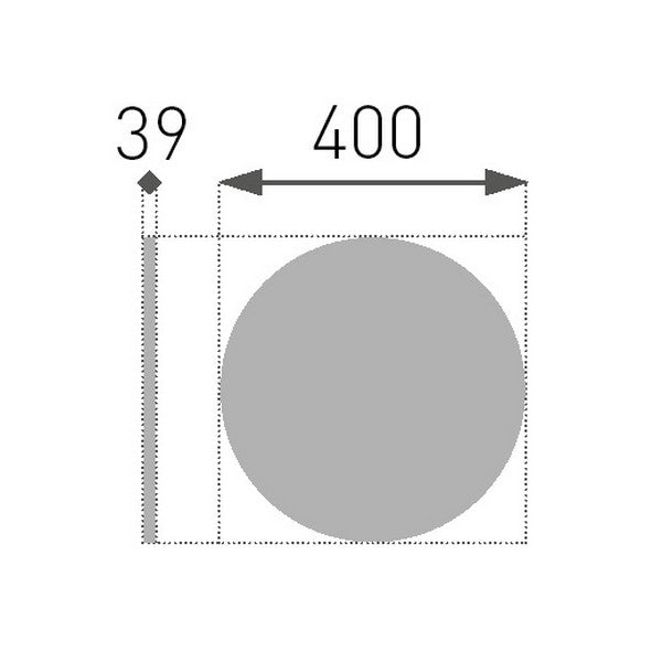 Stuk Roset 1, 400 mm