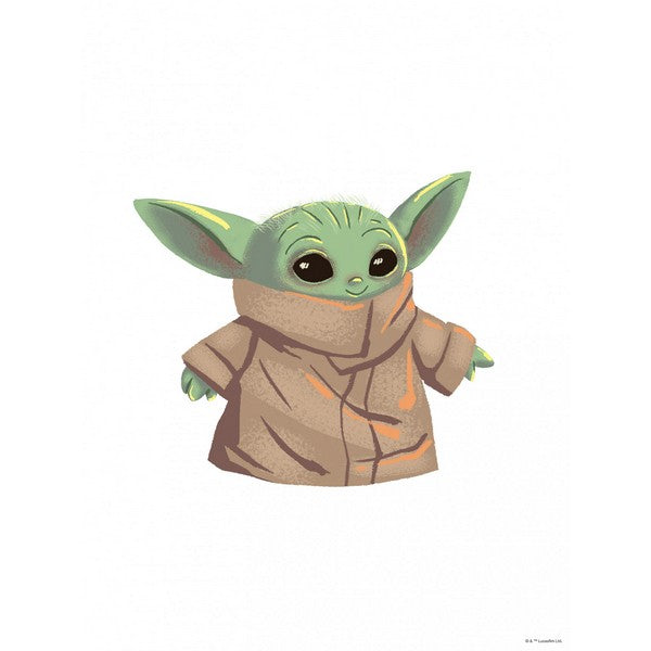 Plakat Star Wars Mandalorian Barnet Cutie - 30x40 cm