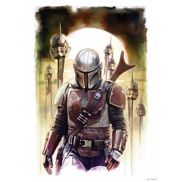 Plakat Star Wars Mandalorian Impaler - 40x50 cm