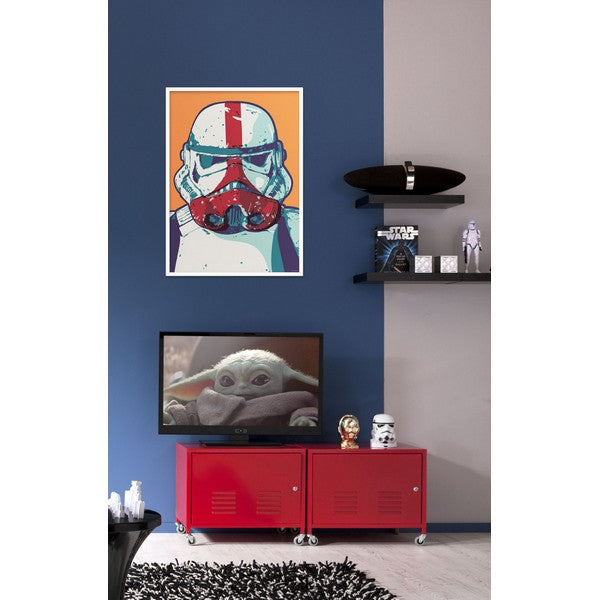 Plakat Star Wars Mandalorian Pop Art Stormtrooper - 50x70 cm